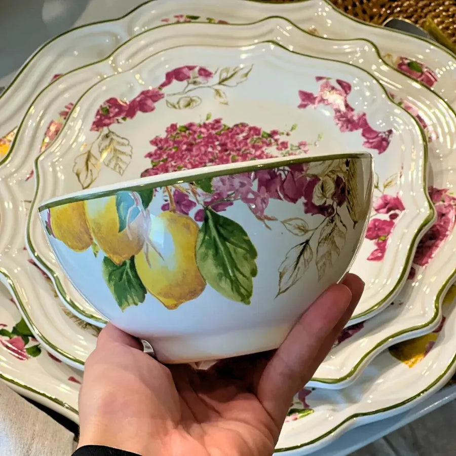 PRÉ-VENDA: Jogo 6 Bowls Cerâmica Imperial 400ml Scalla