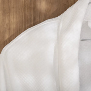 Roupão Liora em Piquet Branco Trussardi