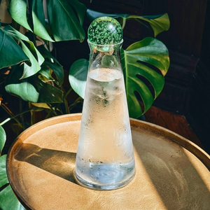 Garrafa Bubble Vidro Verde 1L Linha Sintonia