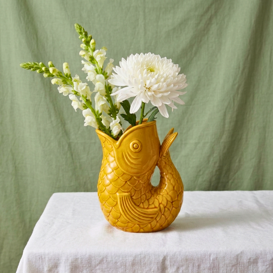 Vaso Carpa Amarelo