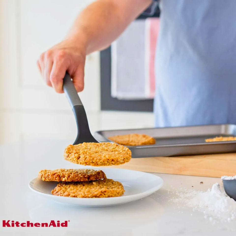 Espátula Turner Solida em Nylon Cozinha Cinza KitchenAid