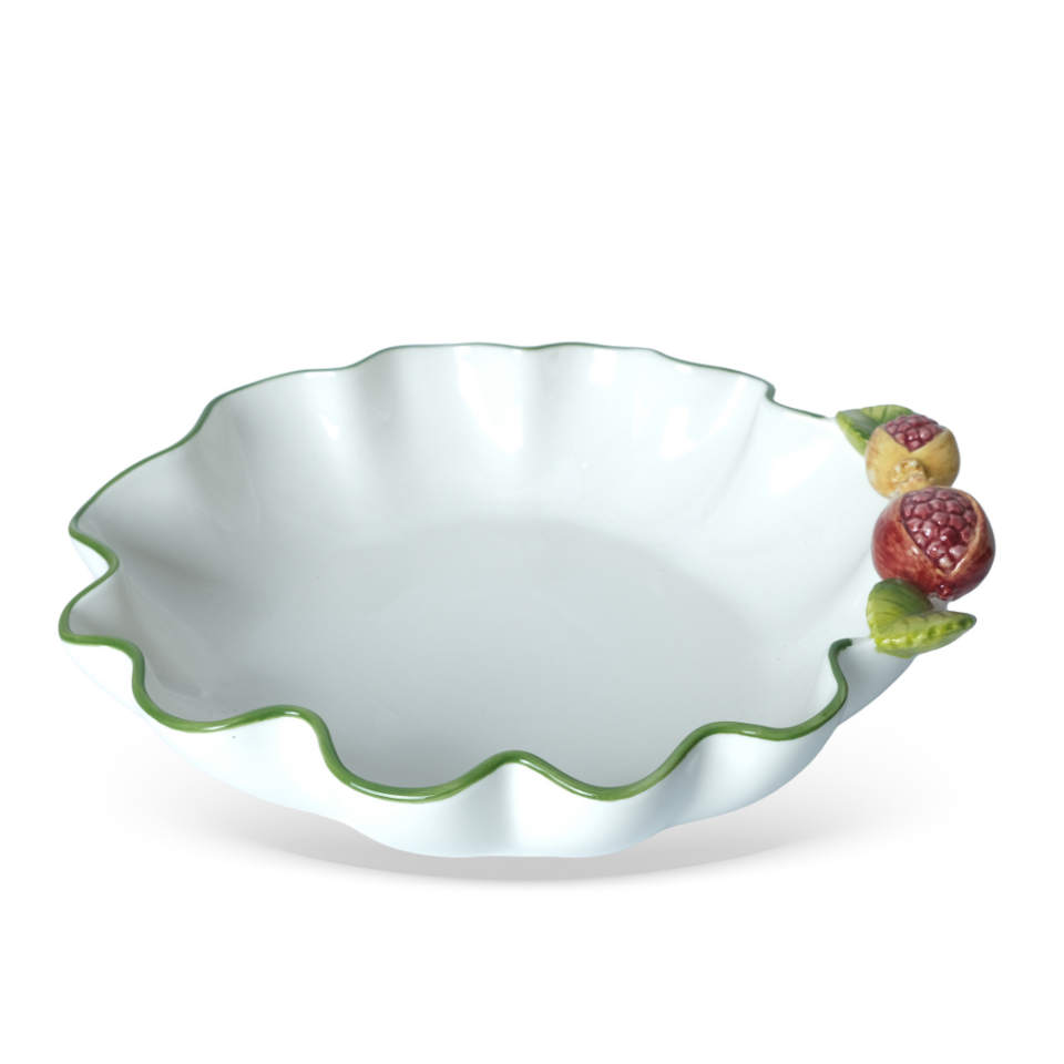 Bowl Decorativo Porcelana Romã 31cm