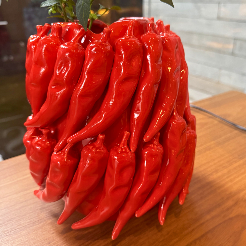 Vaso Cerâmica Pimenta Grande