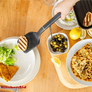 Espátula Turner Solida em Nylon Cozinha Preta KitchenAid