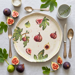 PRÉ-VENDA: Sousplat Cerâmica 34,5cm Les Figues Scalla