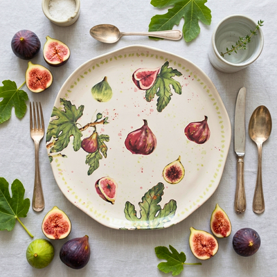 PRÉ-VENDA: Sousplat Cerâmica 34,5cm Les Figues Scalla