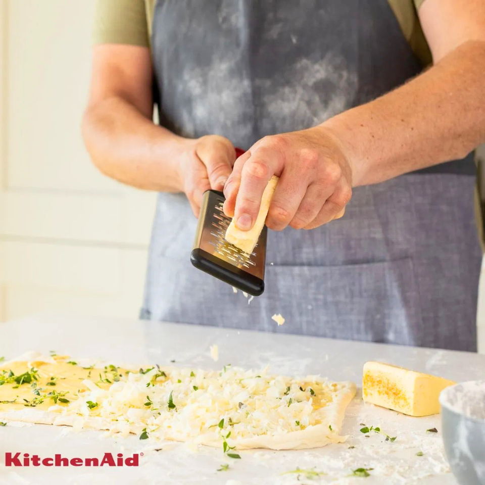 Ralador Zester Fino Queijo Legumes Raspas Cinza KitchenAid
