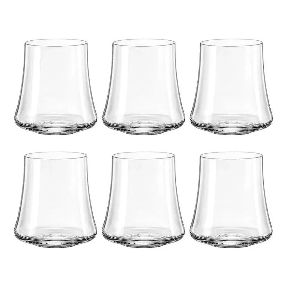 Kit com 6 Copos para Whisky em Cristal Reserva 350ml