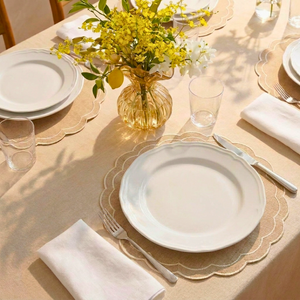PRÉ-VENDA: Jogo de 6 Pratos Raso 27cm Porcelana Queen