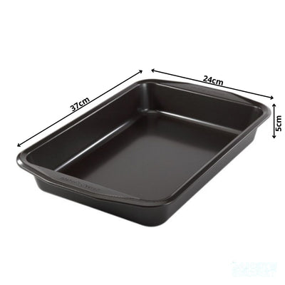 Assadeira Forma Retangular Antiaderente Aco Carbono 37cm