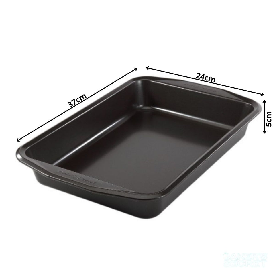 Assadeira Forma Retangular Antiaderente Aco Carbono 37cm