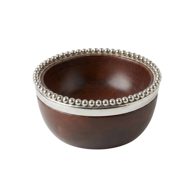 Bowl de Madeira Bolinhas Object Bahali 17cm