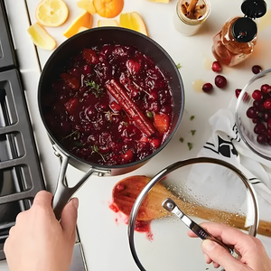 PRÉ-VENDA: Jogo de Panelas Frigideira Caçarola Alumínio 8 Peças Vermelho KitchenAid