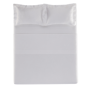 Jogo de Cama Varenna 4 Pçs 300 Fios Cetim 100% Bambu Trussardi