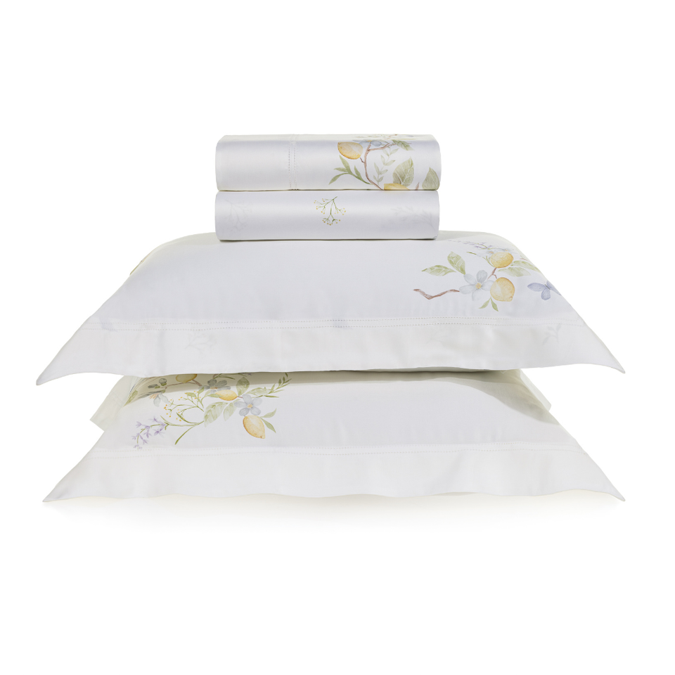 Jogo de Cama Aurabella 4 Pçs 300 Fios Cetim 100% Bambu Trussardi