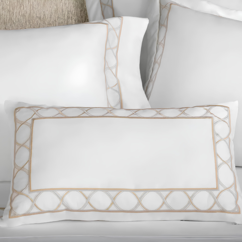 Almofada Merse 300 Fios Cetim 100% Bambu 30x50cm Trussardi