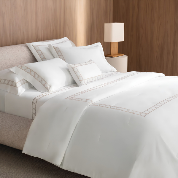 Jogo de Cama Merse 4 Pçs 300 Fios Cetim 100% Bambu Trussardi