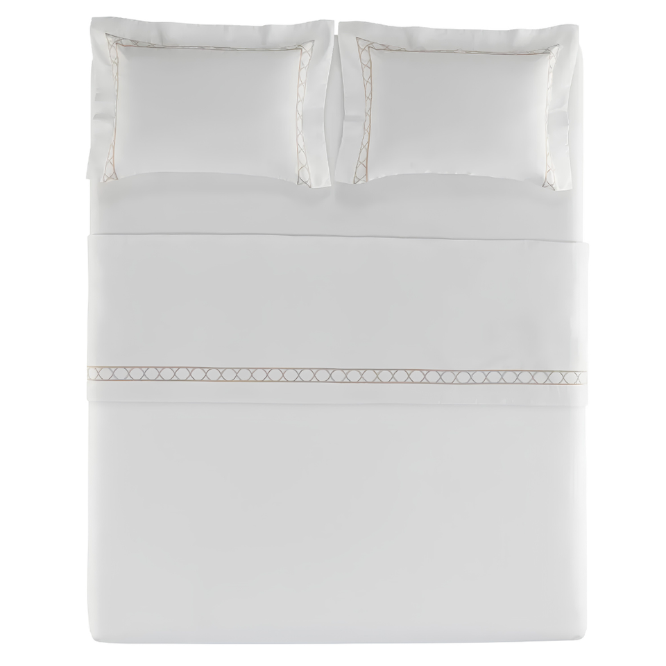 Jogo de Cama Merse 4 Pçs 300 Fios Cetim 100% Bambu Trussardi