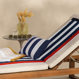 Almofada de Praia 100% Algodão Arienzo Azzuro 30x40cm Trussardi