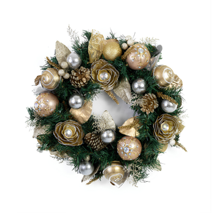 Guirlanda Gold Elegant Decorativa Natal 51cm