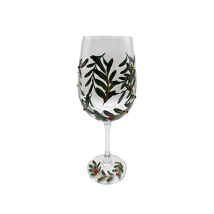 Taça para Vinho Bosco di Natale Vidro 450ml
