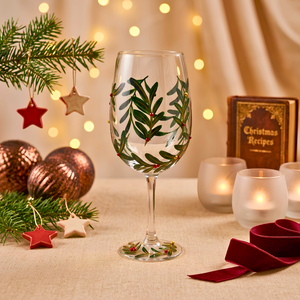Taça para Vinho Bosco di Natale Vidro 450ml