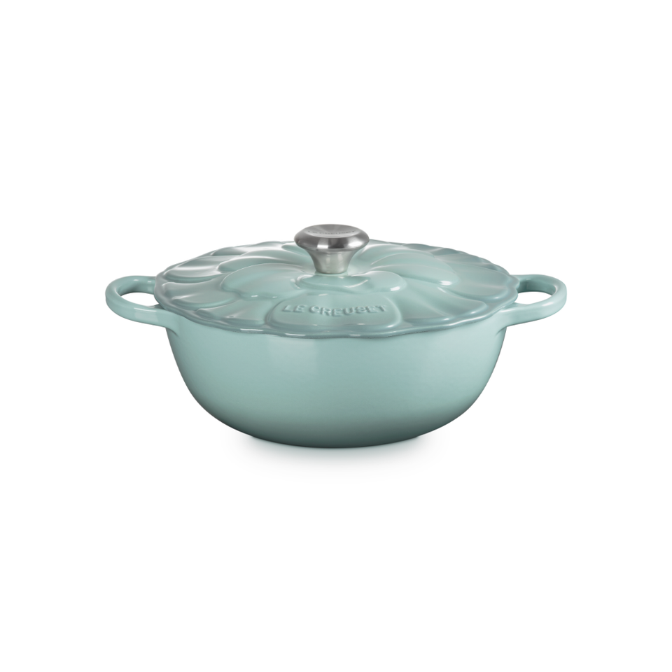 PRÉ-VENDA: Panela Le Creuset Marmita Petal Signature Sea Salt 26cm