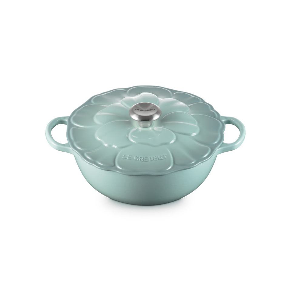PRÉ-VENDA: Panela Le Creuset Marmita Petal Signature Sea Salt 26cm