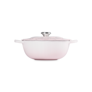 PRÉ-VENDA: Panela Le Creuset Marmita Petal Signature Shell Pink 26cm
