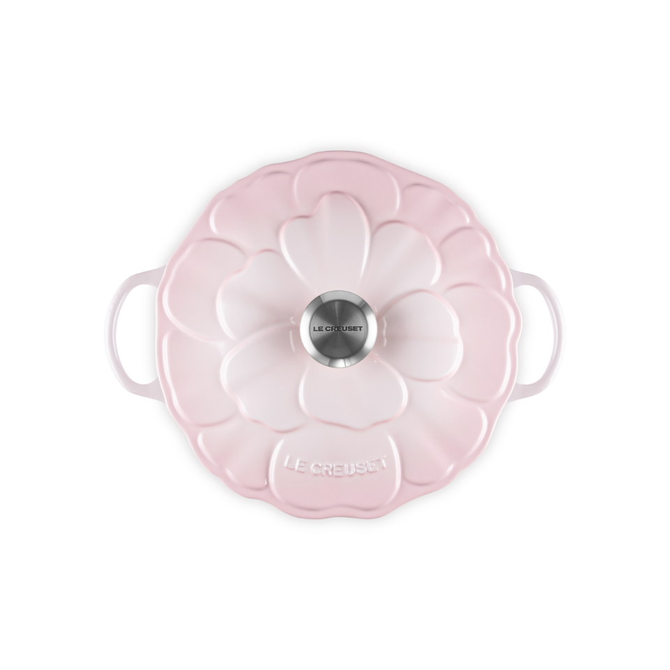 PRÉ-VENDA: Panela Le Creuset Marmita Petal Signature Shell Pink 26cm
