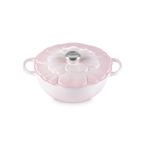 PRÉ-VENDA: Panela Le Creuset Marmita Petal Signature Shell Pink 26cm