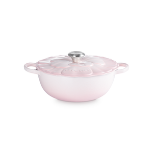 PRÉ-VENDA: Panela Le Creuset Marmita Petal Signature Shell Pink 26cm