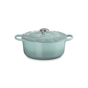 PRÉ-VENDA: Panela Redonda Signature Petal Sea Salt 5,3L 26cm Le Creuset