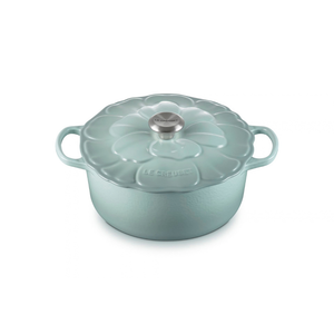 PRÉ-VENDA: Panela Redonda Signature Petal Sea Salt 5,3L 26cm Le Creuset