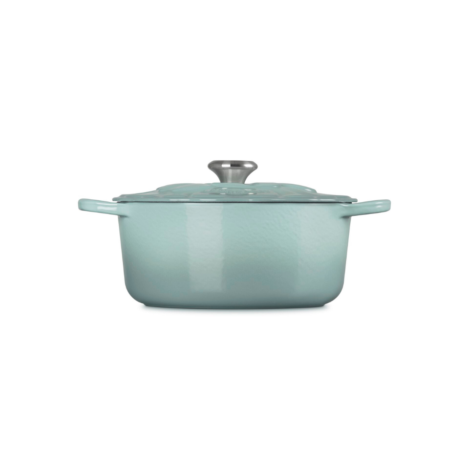 PRÉ-VENDA: Panela Redonda Signature Petal Sea Salt 5,3L 26cm Le Creuset