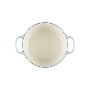 PRÉ-VENDA: Panela Redonda Signature Petal Sea Salt 5,3L 26cm Le Creuset