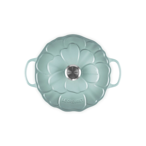 PRÉ-VENDA: Panela Redonda Signature Petal Sea Salt 5,3L 26cm Le Creuset