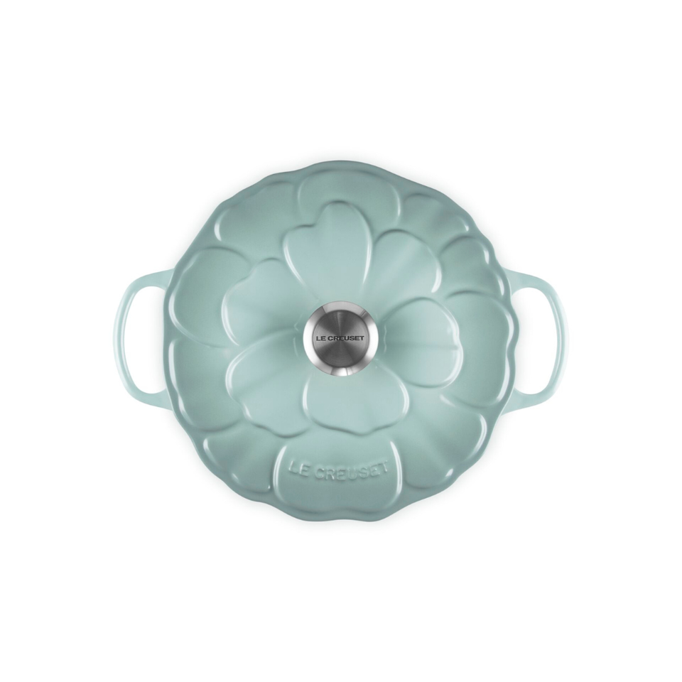PRÉ-VENDA: Panela Redonda Signature Petal Sea Salt 5,3L 26cm Le Creuset