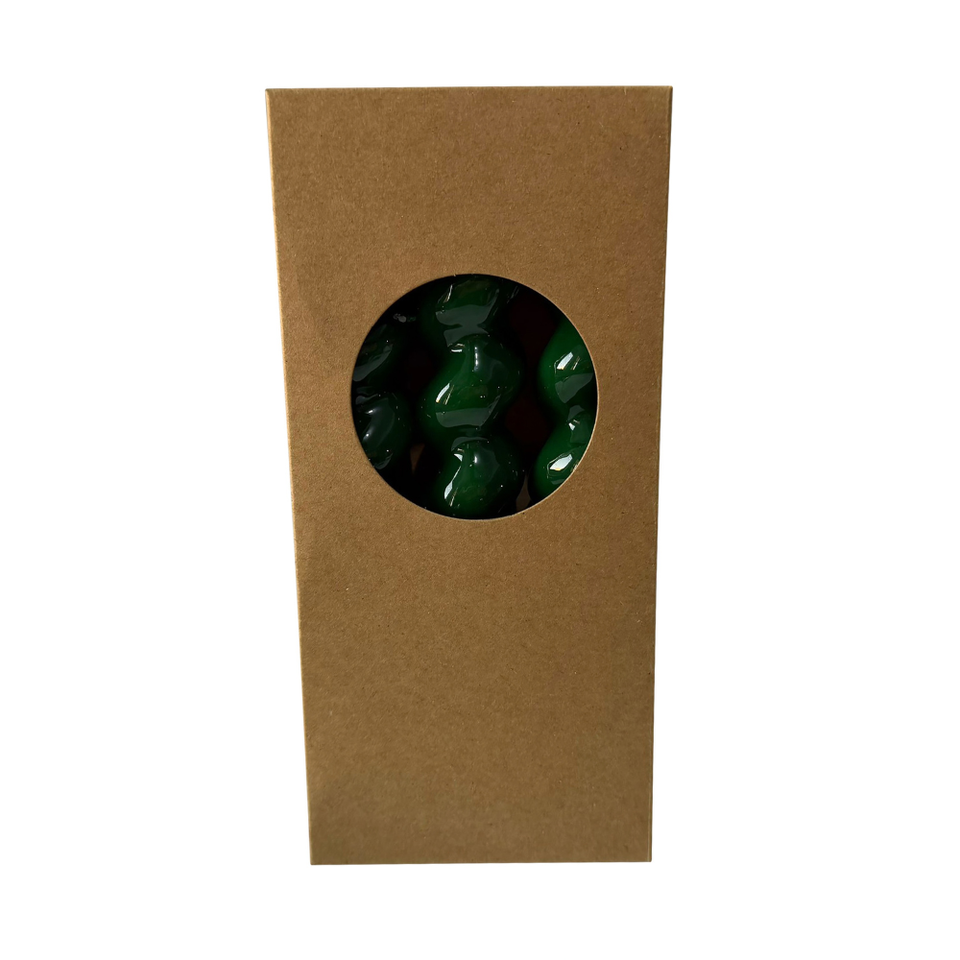 Conjunto 3 Velas Decorativas Natal Parafina Verde