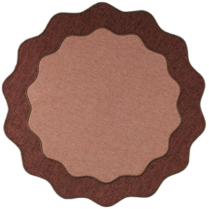 Jogo Americano Rustico Terracota 42cm