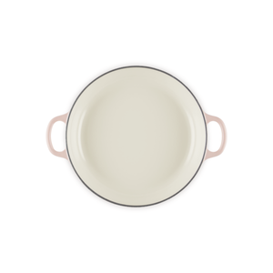 Caçarola Buffet Signature Petal Peche com Pegador Dourado 2,2L 26cm Le Creuset