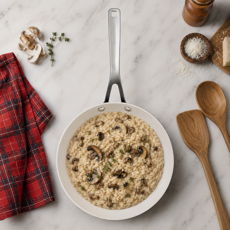 PRÉ-VENDA: Jogo de 2 Frigideiras Alumínio Antiaderente Preto KitchenAid