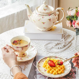 Bule Europa Vintage Cerâmica 1L