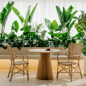 Cadeira Bistro Tohiti Rattan Bahali 53x58x92cm