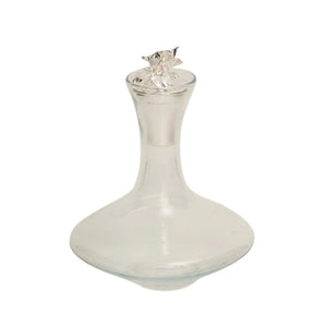 Decanter em Vidro Duas Orquídeas Shefield Plate 750ml