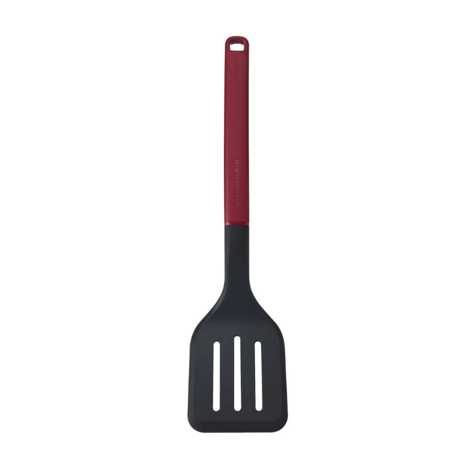 Espátula Perfurada 35cm Cozinha em Nylon Vermelha KitchenAid