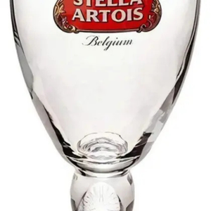 Jogo 4 Taças Vidro para Cerveja Stella Artois 250ml