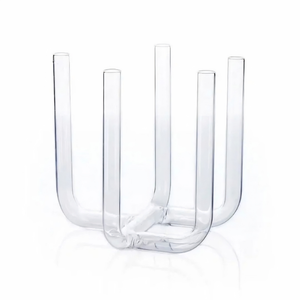 PRÉ-VENDA: Vaso 5 Tubos em Vidro Transparente Floratório