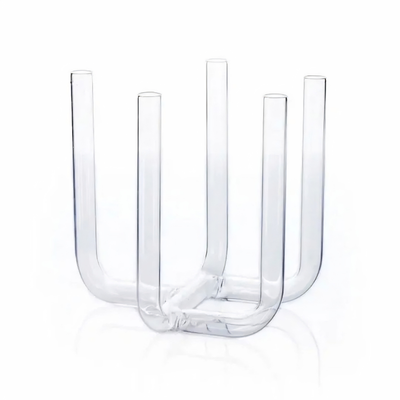 PRÉ-VENDA: Vaso 5 Tubos em Vidro Transparente Floratório