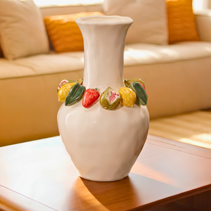 Vaso Salada de Frutas Off White 43x29,5x17cm